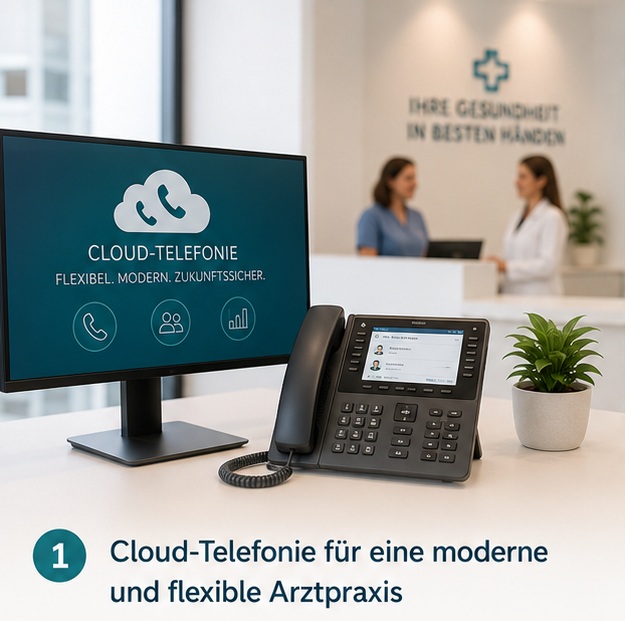 Cloud-Telefonie für Arztpraxen Cloud-Telefonie für eine moderne und flexible Arztpraxis